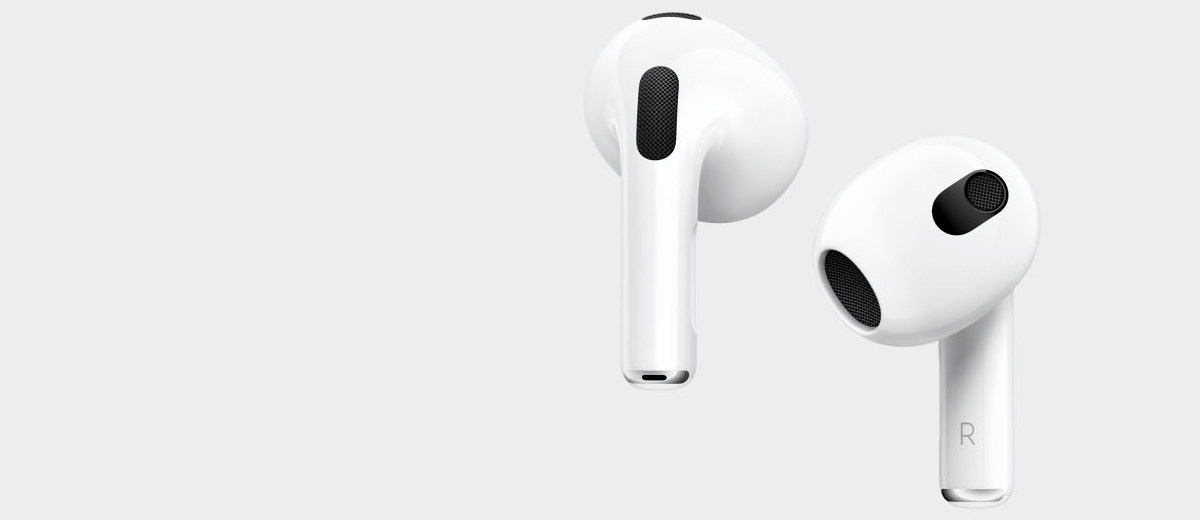 Беспроводные наушники Apple AirPods 3 купить в Новосибирске по низкой цене