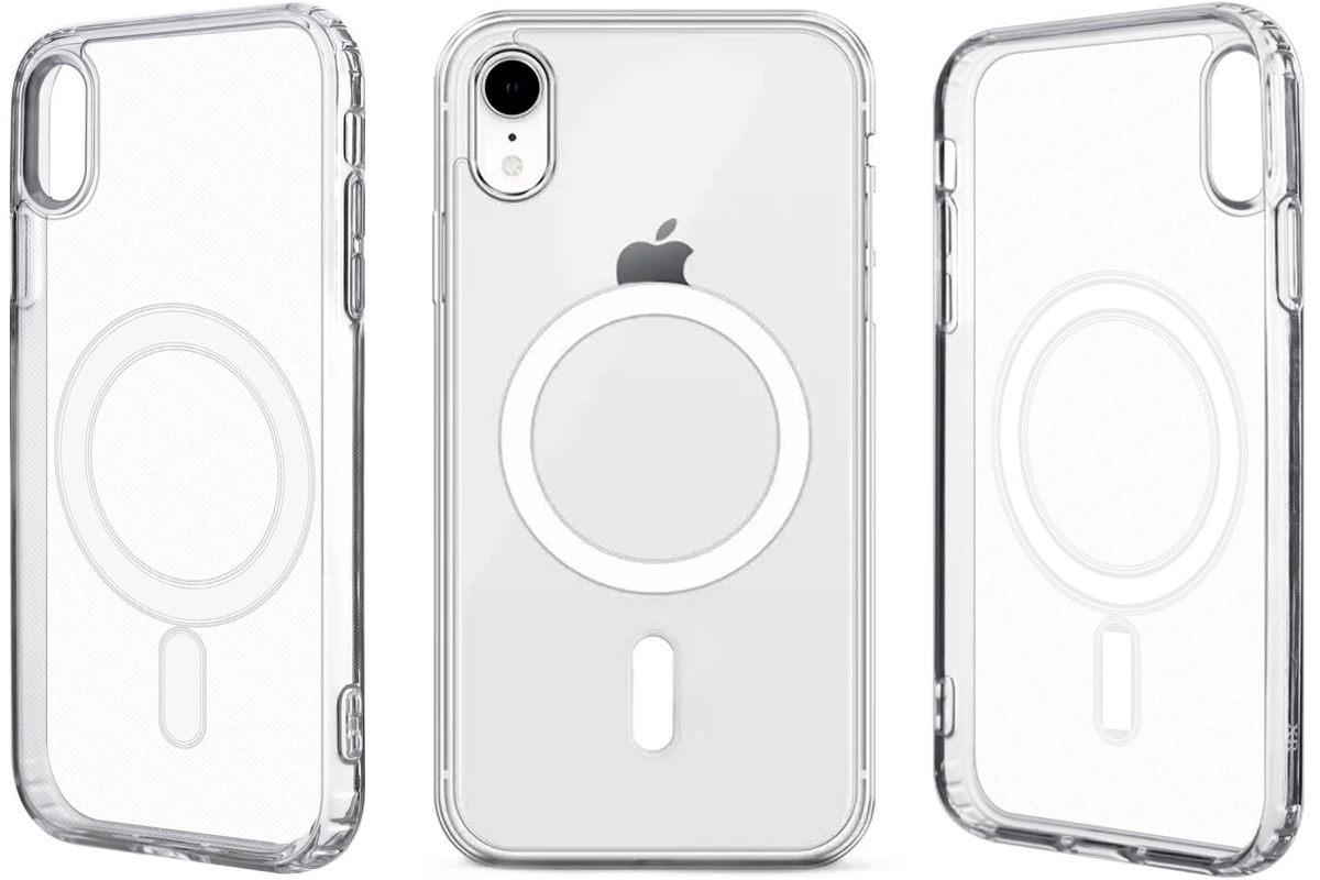 Силиконовые чехлы iPhone XR Clear Case with MagSafe купить