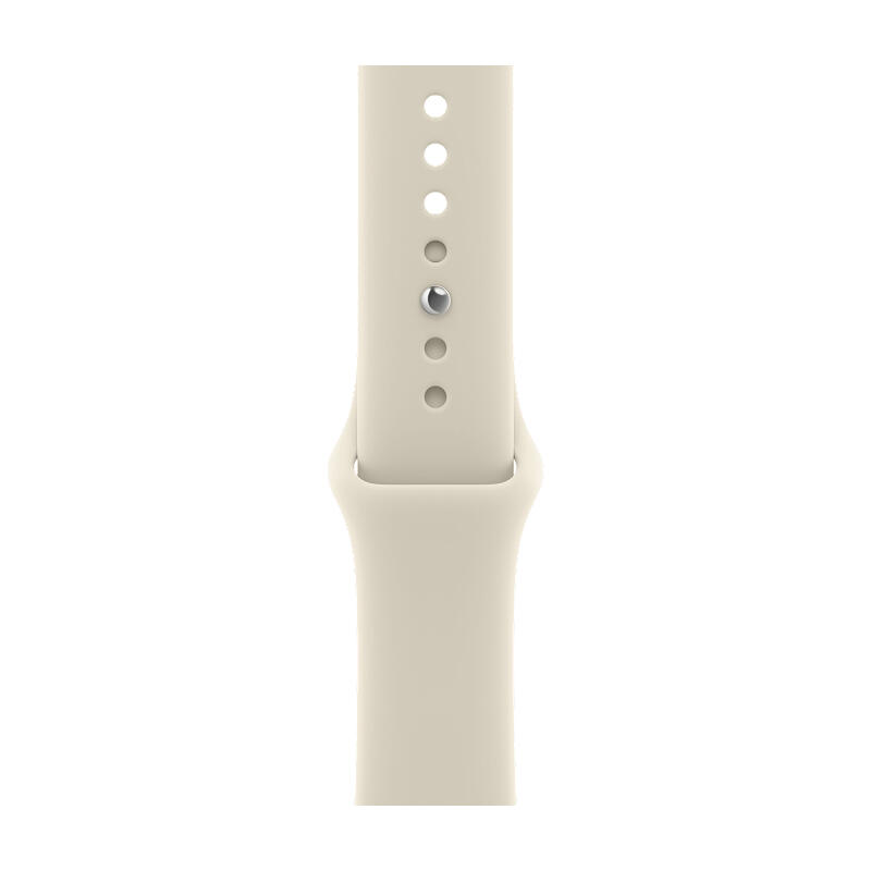 Apple Watch Series 12 46mm Light Gold Aluminum Case with Sand Sport Band S/M