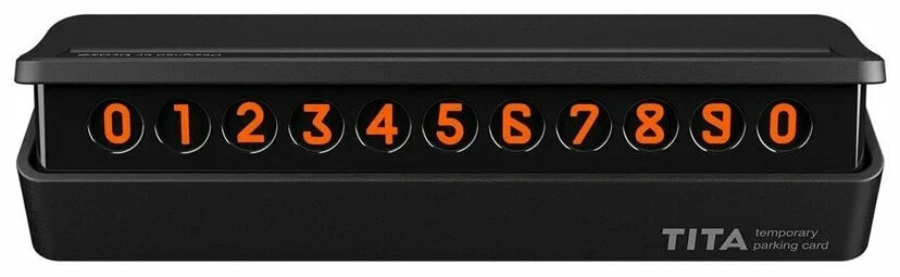 Парковочная карта Xiaomi TITA Temporary Parking Card, черный