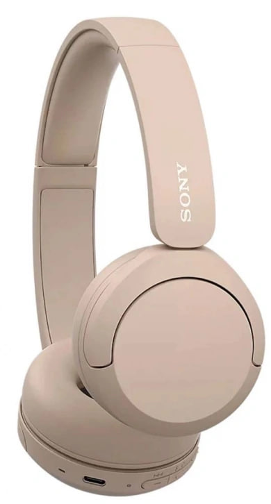 Беспроводные наушники Sony WH-CH520, бежевый
