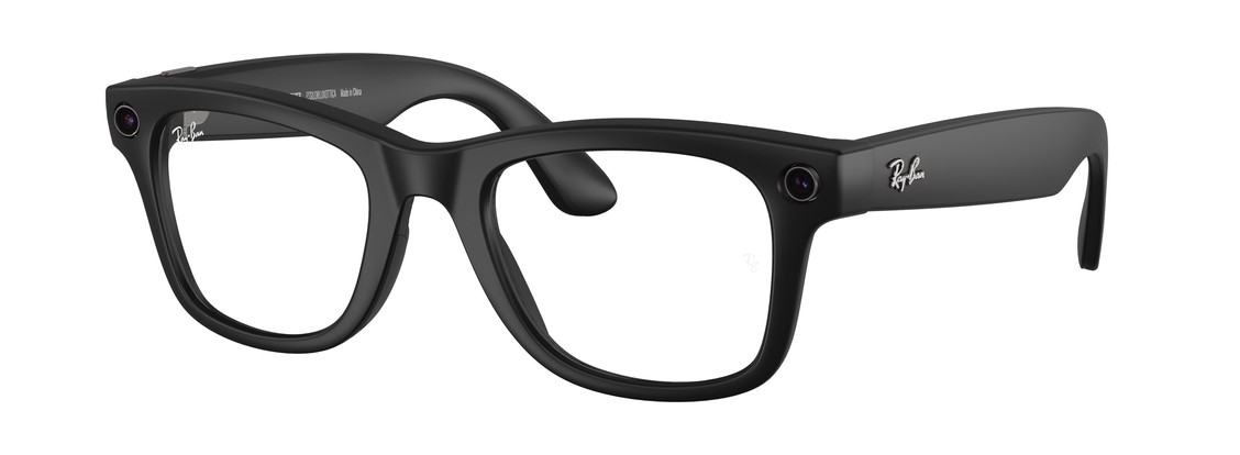 Смарт-очки Ray-Ban Wayfarer Matte Black Transitions Graphite Green M