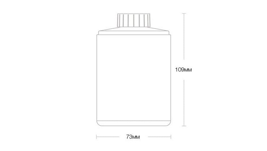 Сменный блок 320мл (1шт) для Xiaomi Mijia Automatic Foam Soap Dispenser, розовый