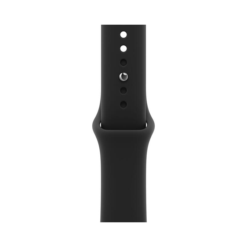 Apple Watch Series 12 42mm Black Aluminum Case with Black Sport Band M/L