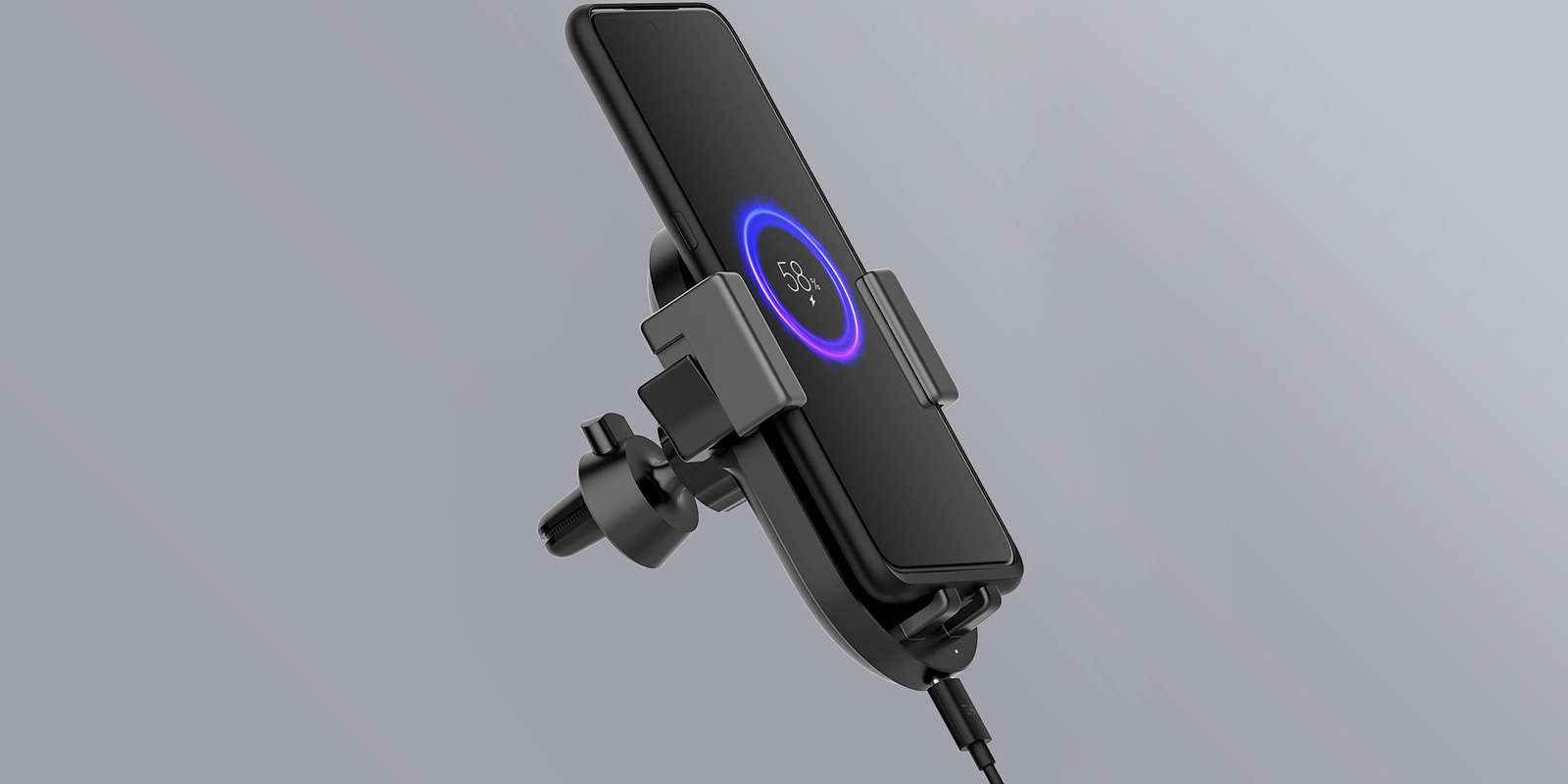 Беспроводное автомобильное зарядное устройство купить в Новосибирске 