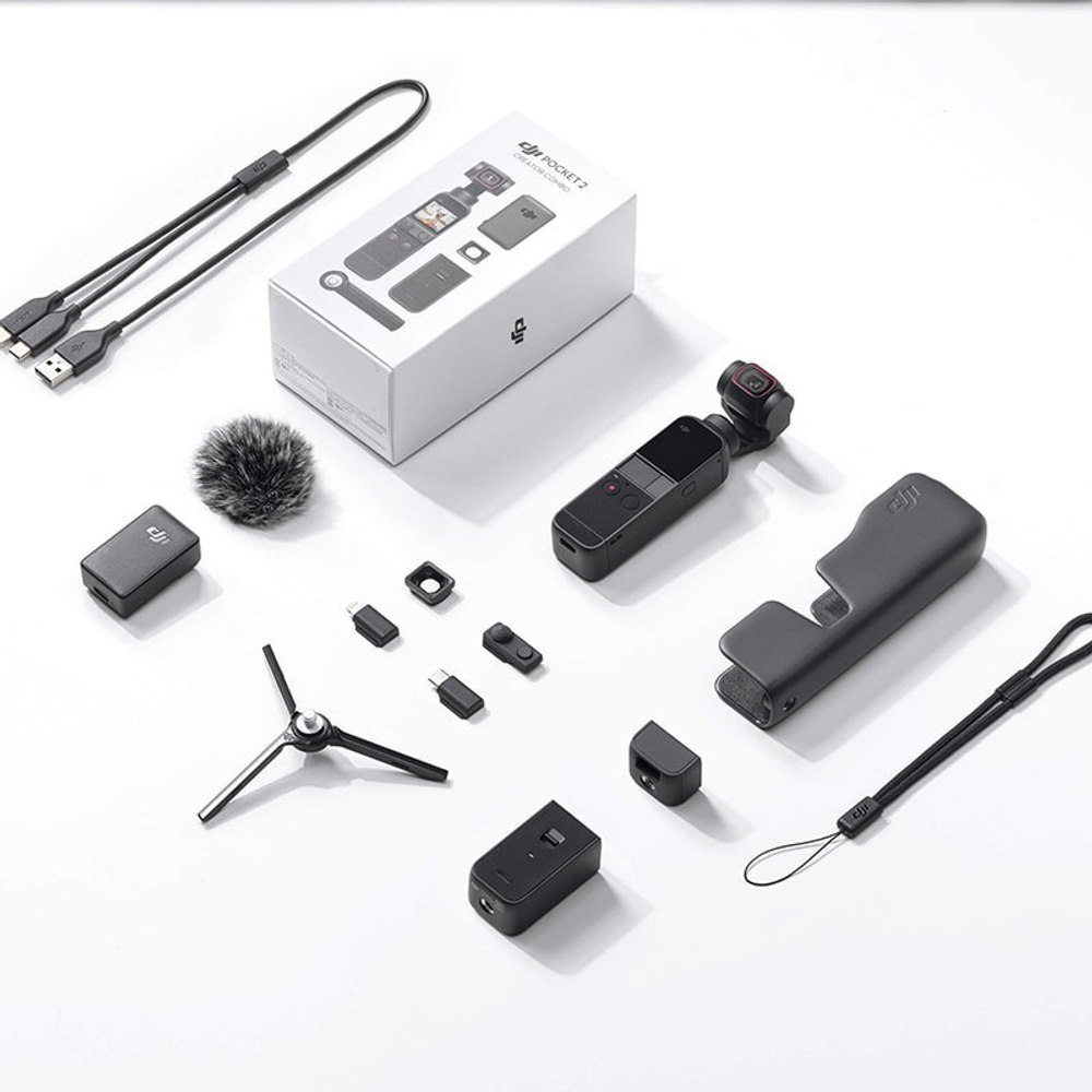 Экшн-камера DJI Pocket 2 Creator Combo, черный