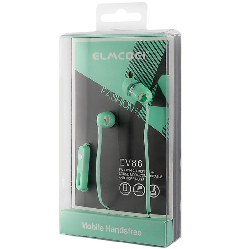 Проводные наушники Elmcoe EV-86, mint