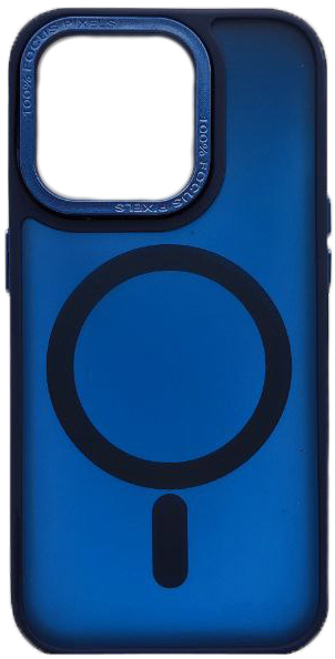 Чехол для iPhone 15 Pro EDIVIA Sleek Design with MagSafe, синий