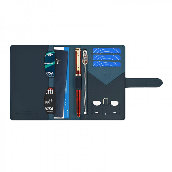 Кошелек WIWU Ambassador Passport Wallet, синий