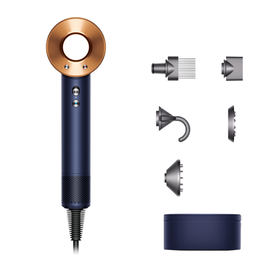 Фен Dyson Supersonic HD08 IN Prussian Blue/Rich Cooper