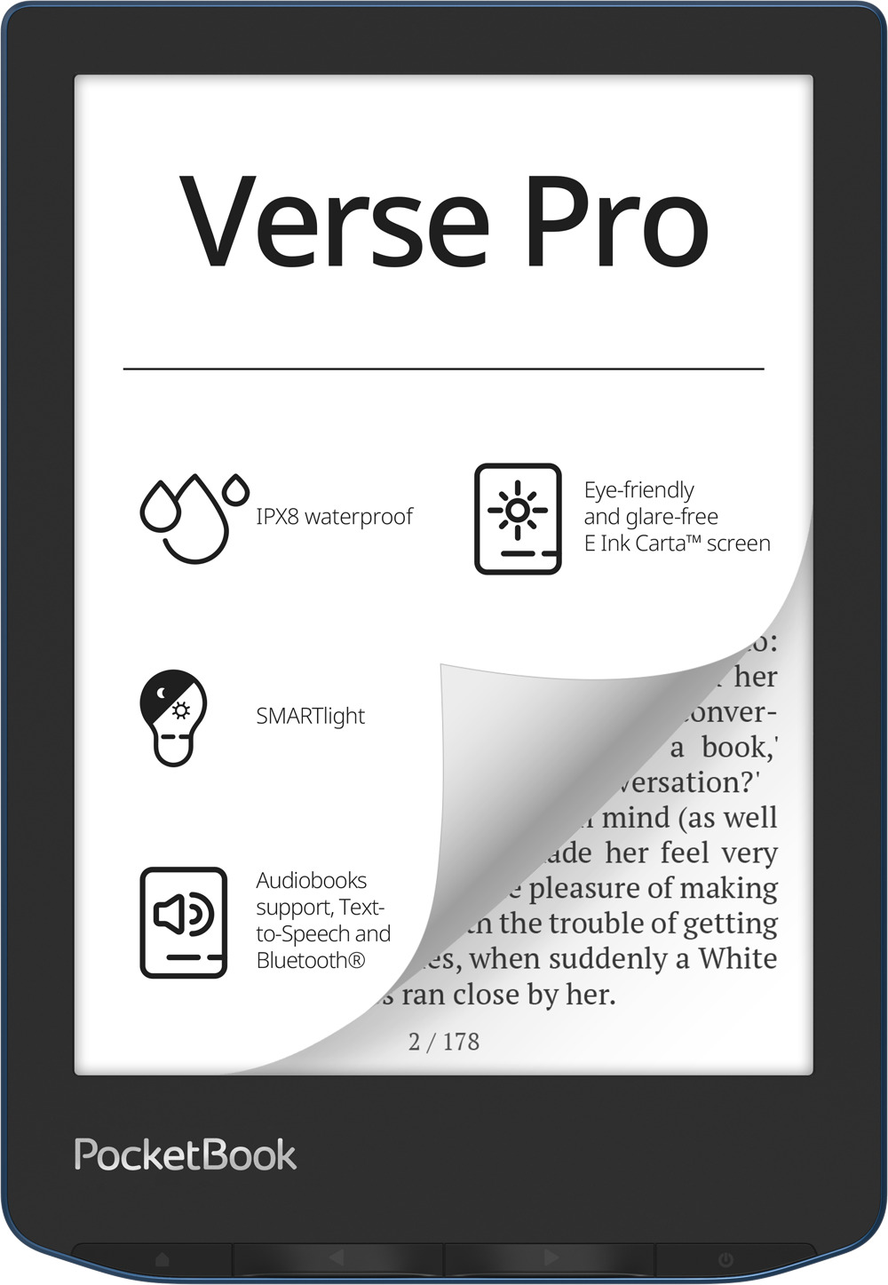 Электронная книга PocketBook Verse Pro, Azure