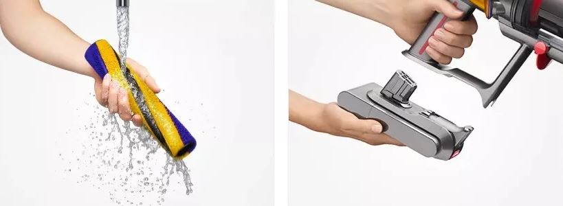 Беспроводной пылесос Dyson PencilVac FluffyCones, черный