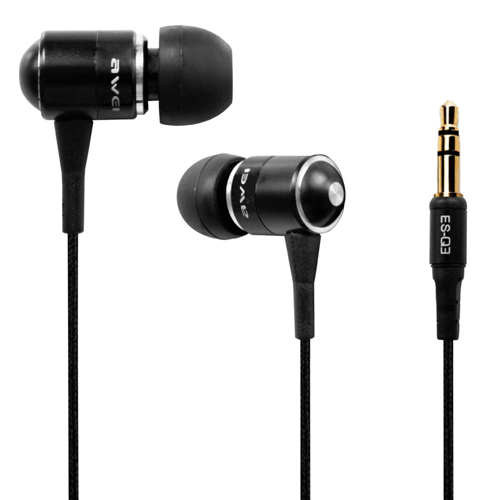 Проводные наушники Awei Q3, черные