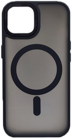 Чехол для iPhone 15 EDIVIA Sleek Design with MagSafe, черный