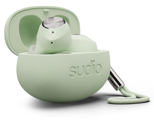 Беспроводные наушники Sudio T2, зеленый