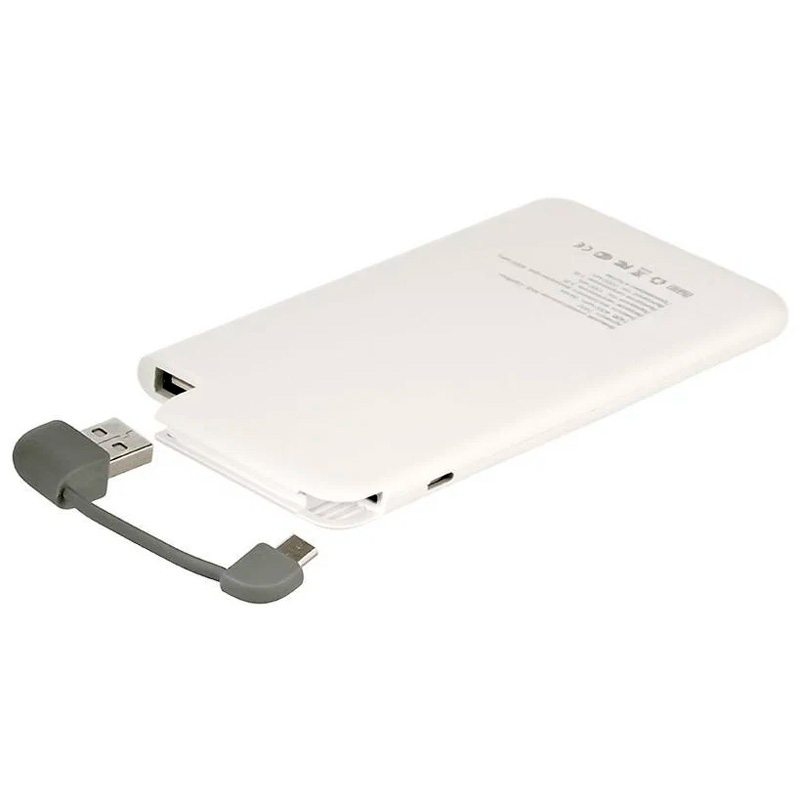 Аккумулятор внешний Gerffins 4000mAh, белый