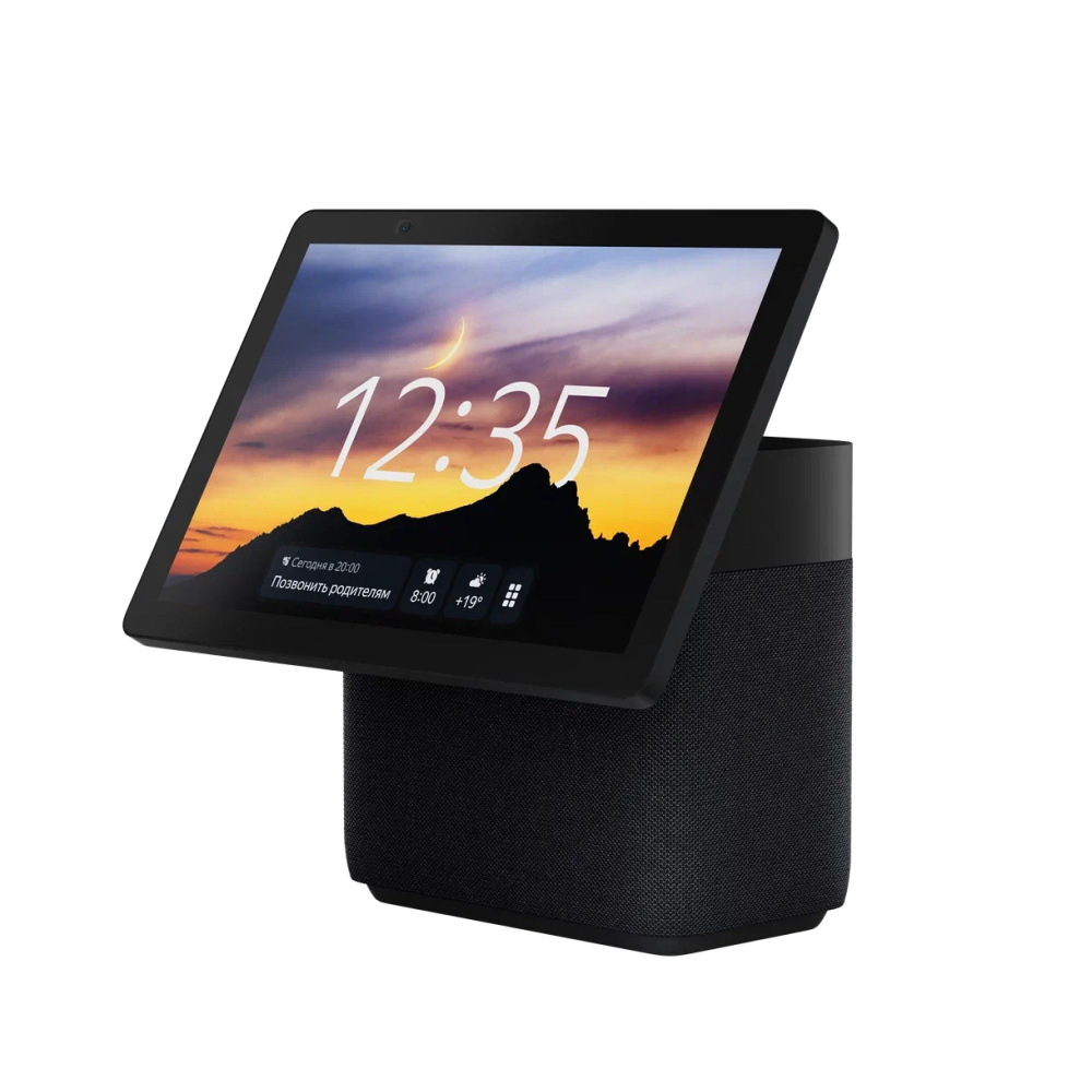 Умная колонка Яндекс Станция Дуо Макс с Алисой с Zigbee, черный