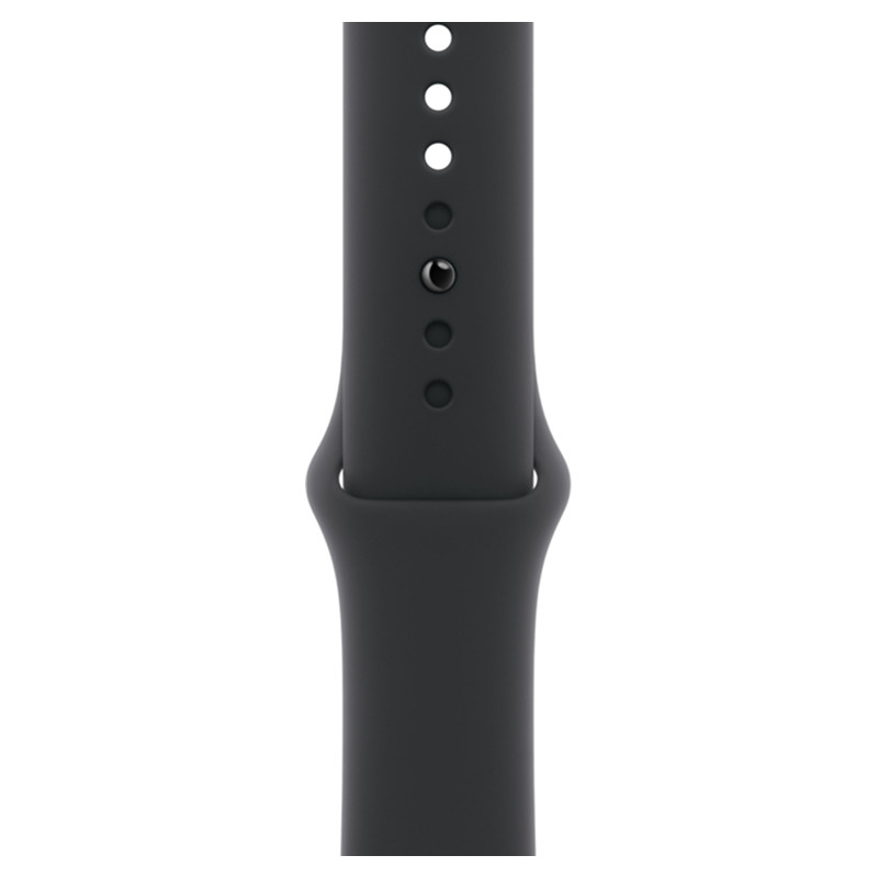 Apple Watch Series 11 46mm Jet Black Aluminum Case Black Sport Band S/M