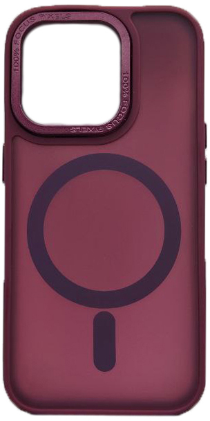 Чехол для iPhone 15 Pro Max EDIVIA Sleek Design with MagSafe, вишня