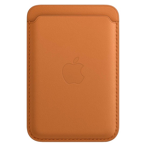 Кардхолдер для Apple iPhone Leather Wallet MagSafe, Golden Brown