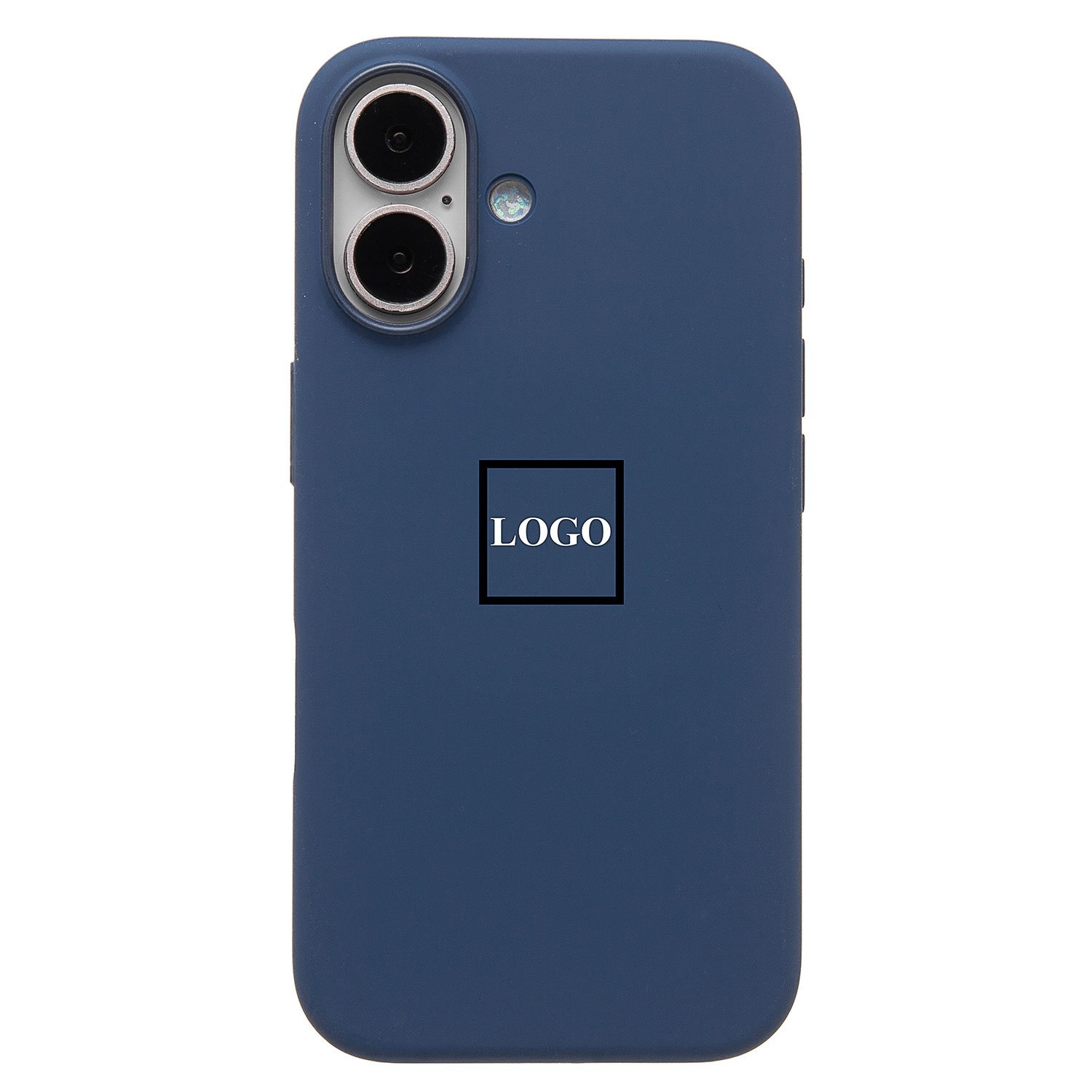 Чехол для iPhone 16 Silicone Case Original Design Full, джинса