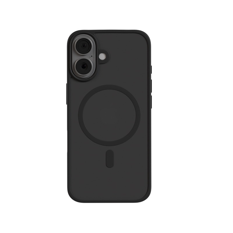 Чехол для iPhone 17 AceCase Soft Rim, Black