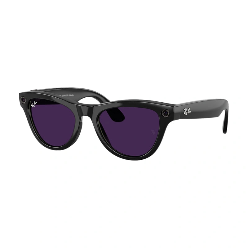 Смарт-очки Ray-Ban Skyler Shine Black Transitions Amethyst