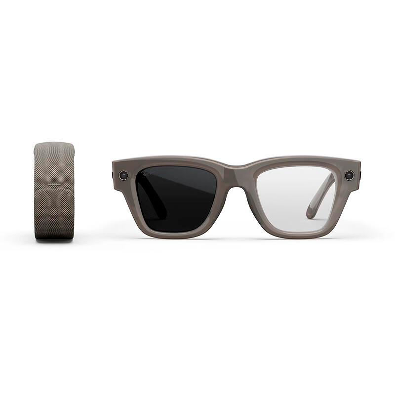 Смарт-очки Ray-Ban Display Shiny Sand/Transitions Grey M