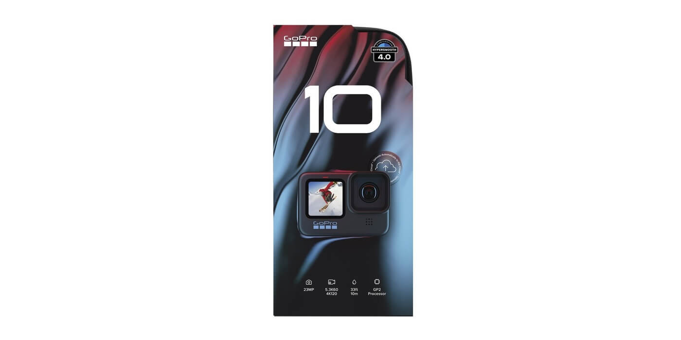 Видеокамера экшн GoPro Hero 10 Black Edition RU