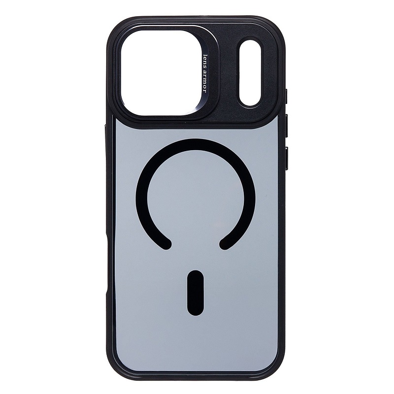 Чехол для iPhone 17 Pro SM026 with MagSafe, черный