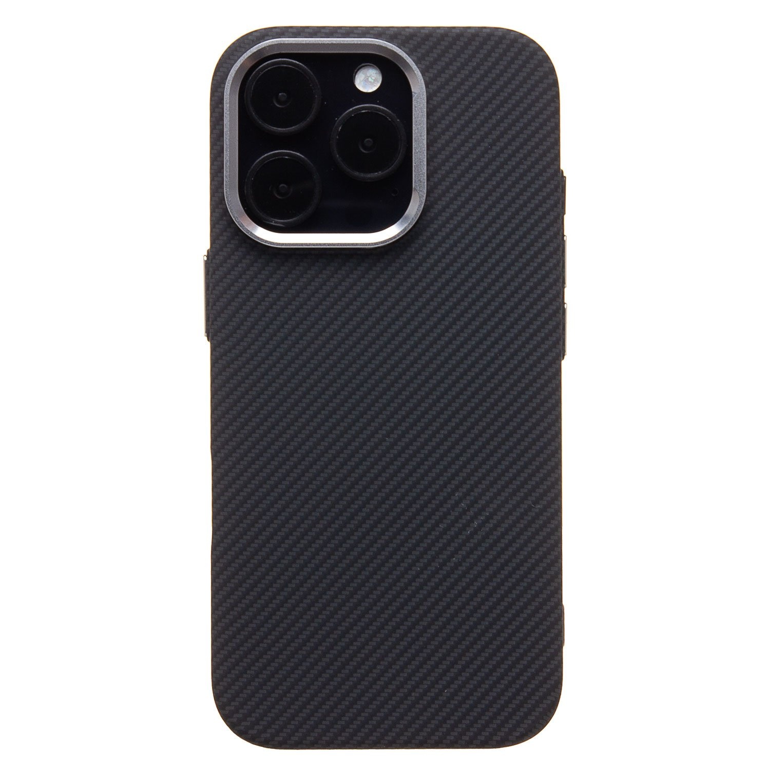 Чехол для iPhone 16 Pro Luxo Carbon Life+ with MagSafe, черный