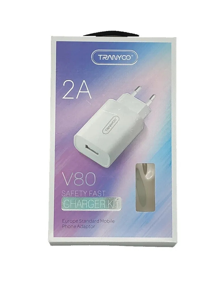 Зарядное устройство TRANYOO 2A, белый
