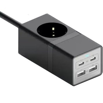 Удлинитель Xiaomi Spetime Gan 3 Pro 65W EU, черный