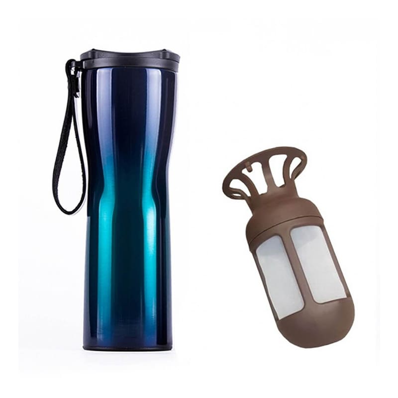 Термокружка Xiaomi Kiss Kiss Fish OLED 430ml, синий