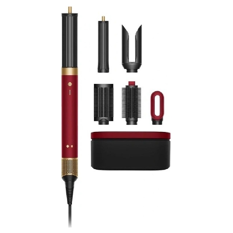 Стайлер Dyson Airwrap Coanda 2x HS09 Straight+Wavy, Red Velvet/Gold