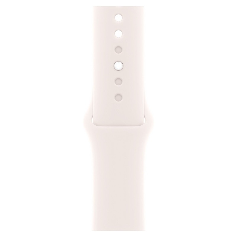 Apple Watch SE 3 2025 40mm Starlight Aluminum Case Starlight Sport Band S/M