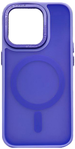 Чехол для iPhone 15 Pro Max EDIVIA Sleek Design with MagSafe, сиреневый