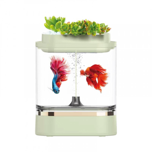 Аквариум Xiaomi Geometrc Mini Lazy Fish Tank Pro, зеленый