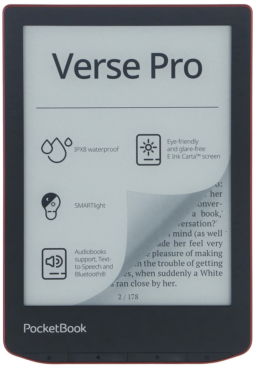 Электронная книга PocketBook Verse Pro, Passion Red
