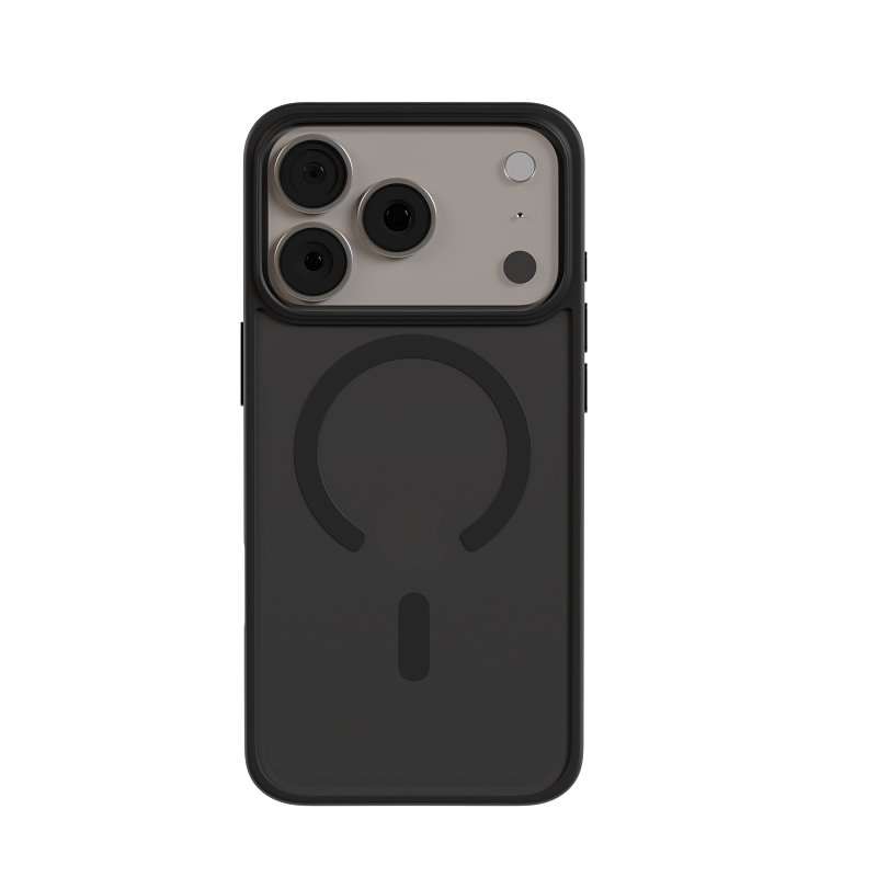 Чехол для iPhone 17 Pro AceCase Soft Rim, Black