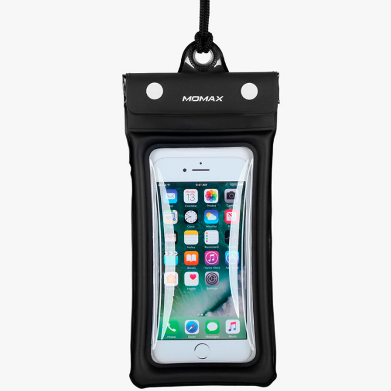 Чехол водонепроницаемый Momax Air Pouch для смартфона, черный