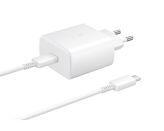 Сетевое зарядное устройство Samsung 45W USB-С, белый