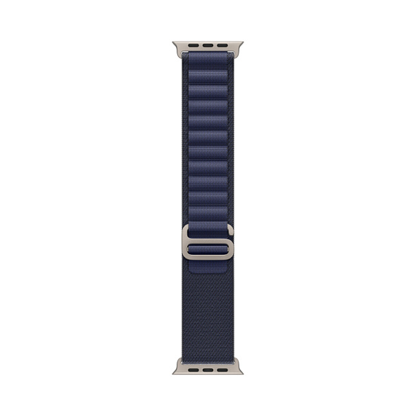Apple Watch Ultra 2 GPS+Cellular 49mm Natural Titanium Case Navy Alpine Loop M