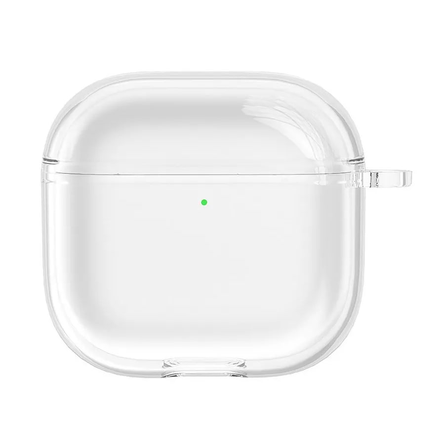 Чехол для AirPods 4 силиконовый, прозрачный