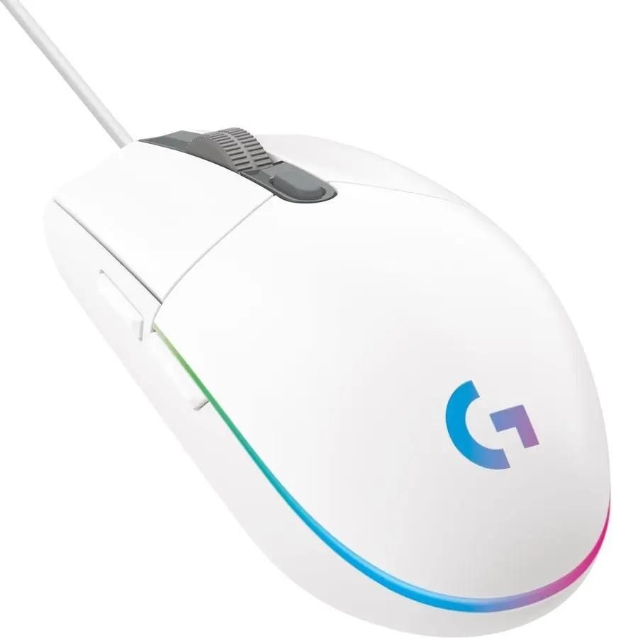 Мышь Logitech G102 LightSync, белый