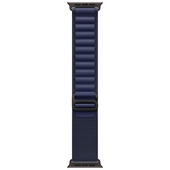 Apple Watch Ultra 2 GPS+Cellular 49mm Black Titanium Case Navy Alpine Loop M