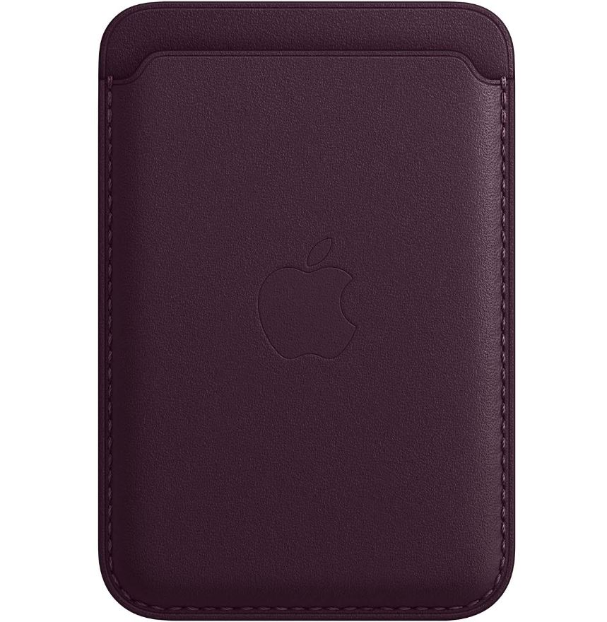 Кардхолдер для Apple iPhone Leather Wallet MagSafe (Анимация), Dark Cherry