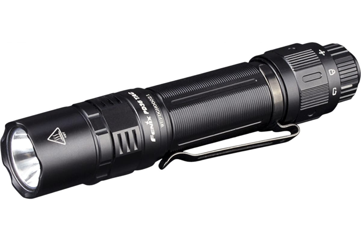 Фонарик Fenix PD36 TAC 3000lm 5000mAh, черный