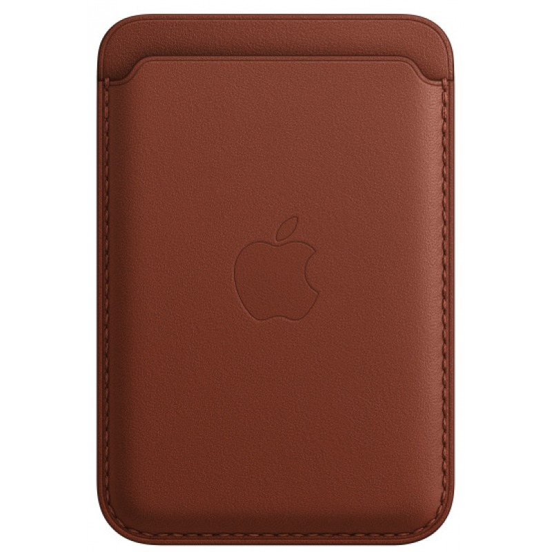 Кардхолдер для Apple iPhone Leather Wallet MagSafe (Анимация), Umber