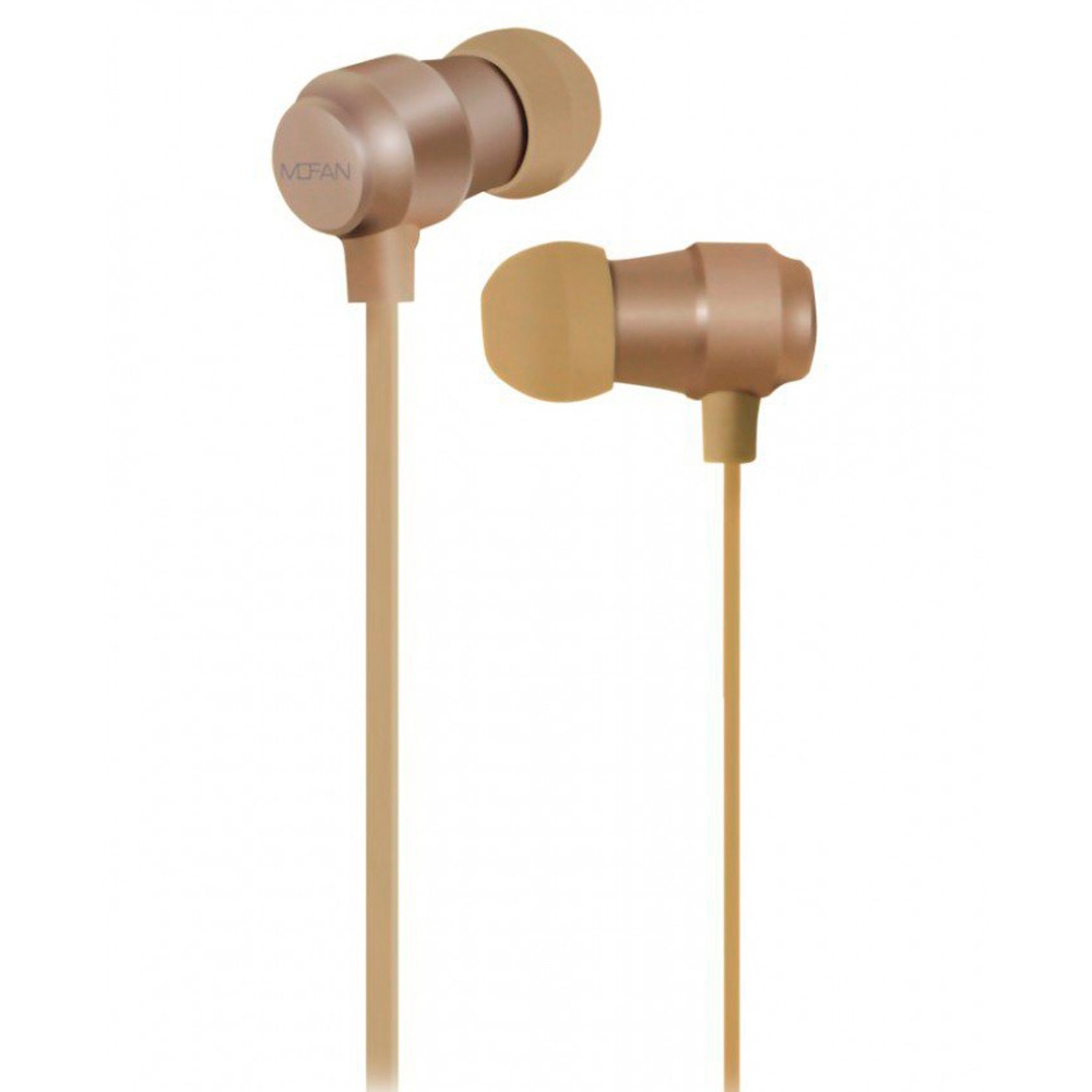 Проводные наушники Mofan MF-001, gold